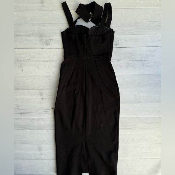 Fashion Nova Black Bodycon Cocktail Dress XS - Picture 7 of 9